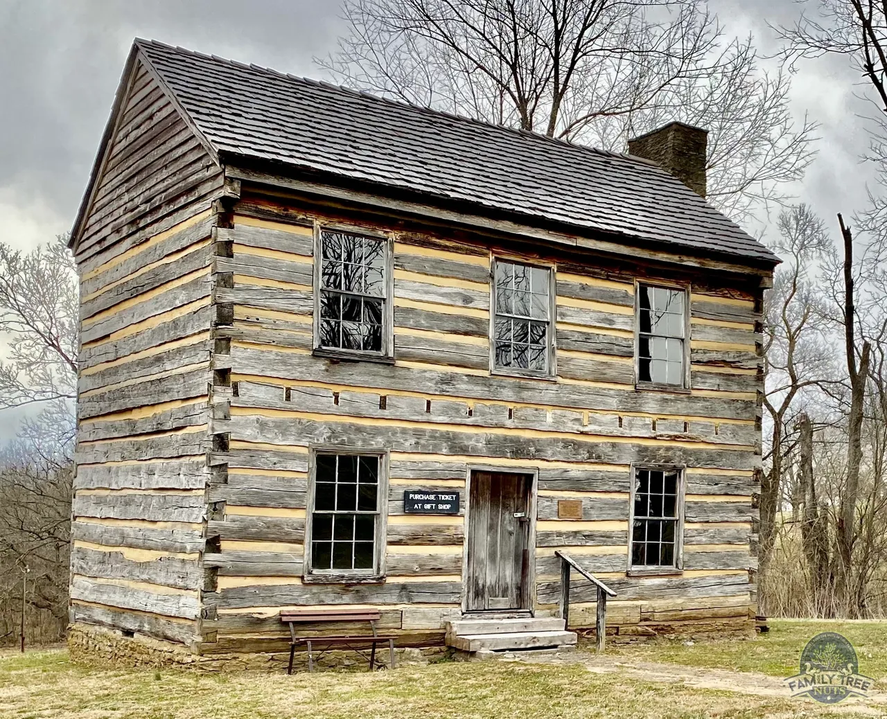 The Francis Berry Cabin, where Nancy Hanks-Lincoln lived when she met Thomas Lincoln