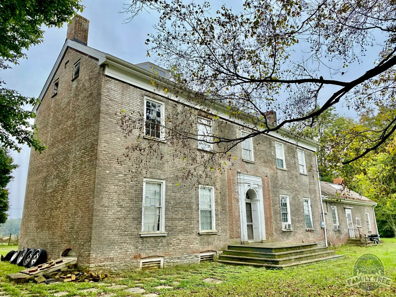 "Vaucluse", home of Jacob Yoder, inventor of the Flat Boat, Spencer County, Kentucky