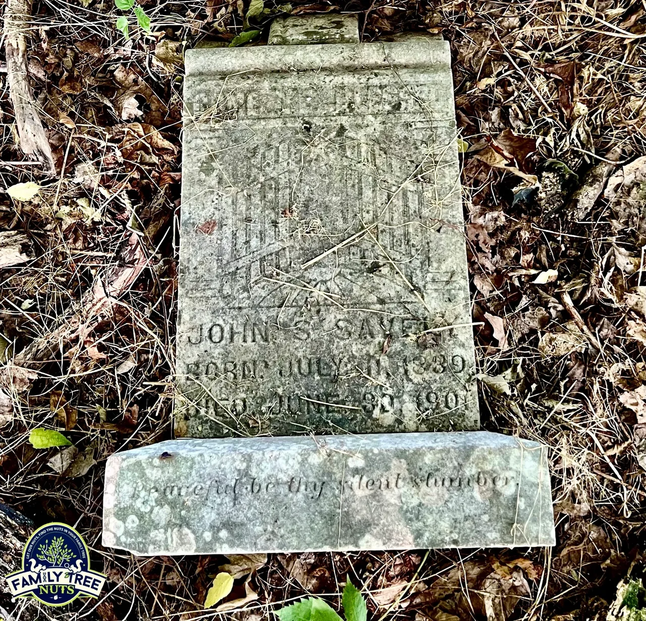 The grave of John S. Savely who was once a Civil War POW while serving as one of Morgan's Raiders