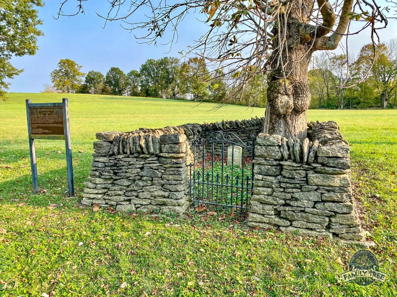 Location of the murder and burial of Ned Boone