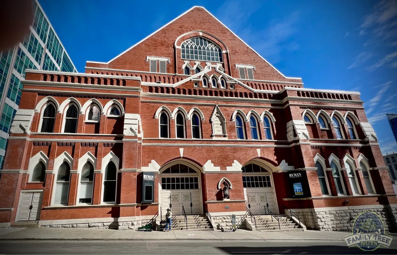 Historic Ryman Auditorium, in Nashville, Tennessee